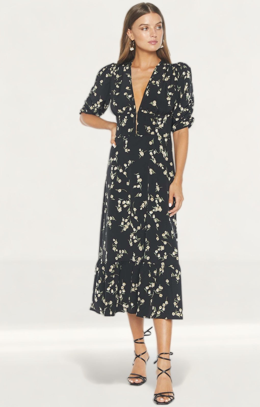 Flynn Skye Dark Tulip Elsie Midi