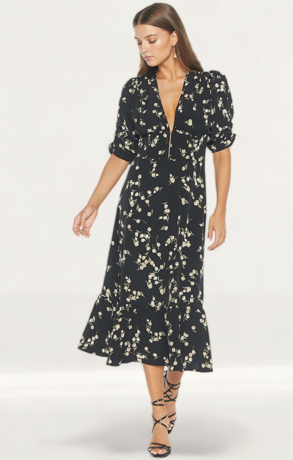 Flynn Skye Dark Tulip Elsie Midi