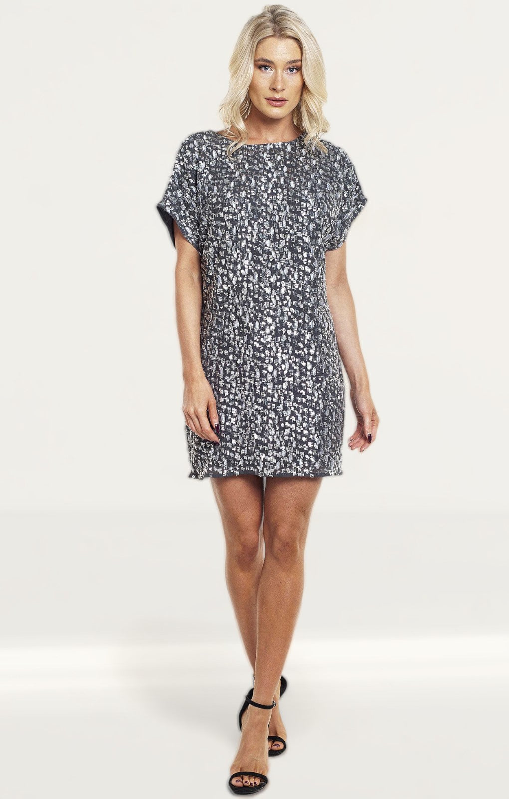 french connection t shirt dress FRENCH CONNECTION Whisper Short Sleeve Mini Dress