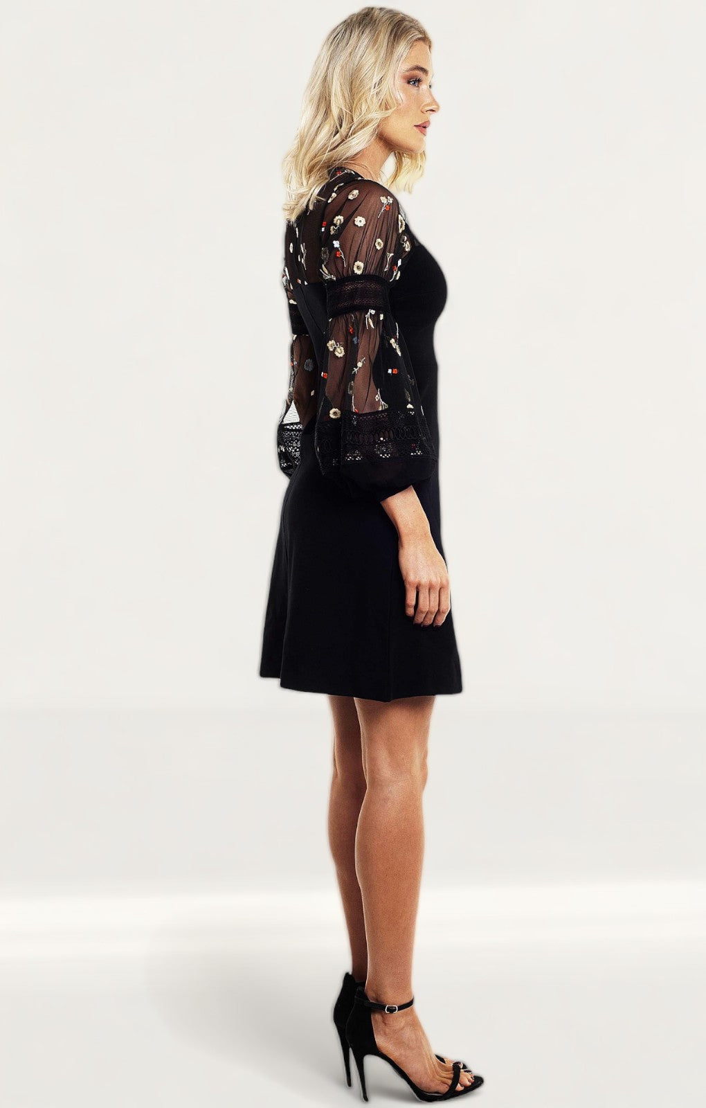 French Connection Paulette Embroidered Dress