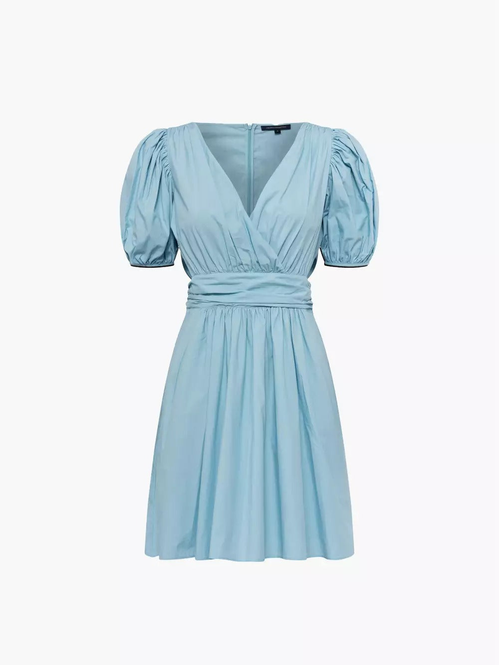 French Connection Rhodes Poplin V-Neck Mini Dress