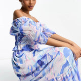 French Connection Tiered Maxi Skirt In Marble – skirts by French Connection, available to rent from Hirestreet