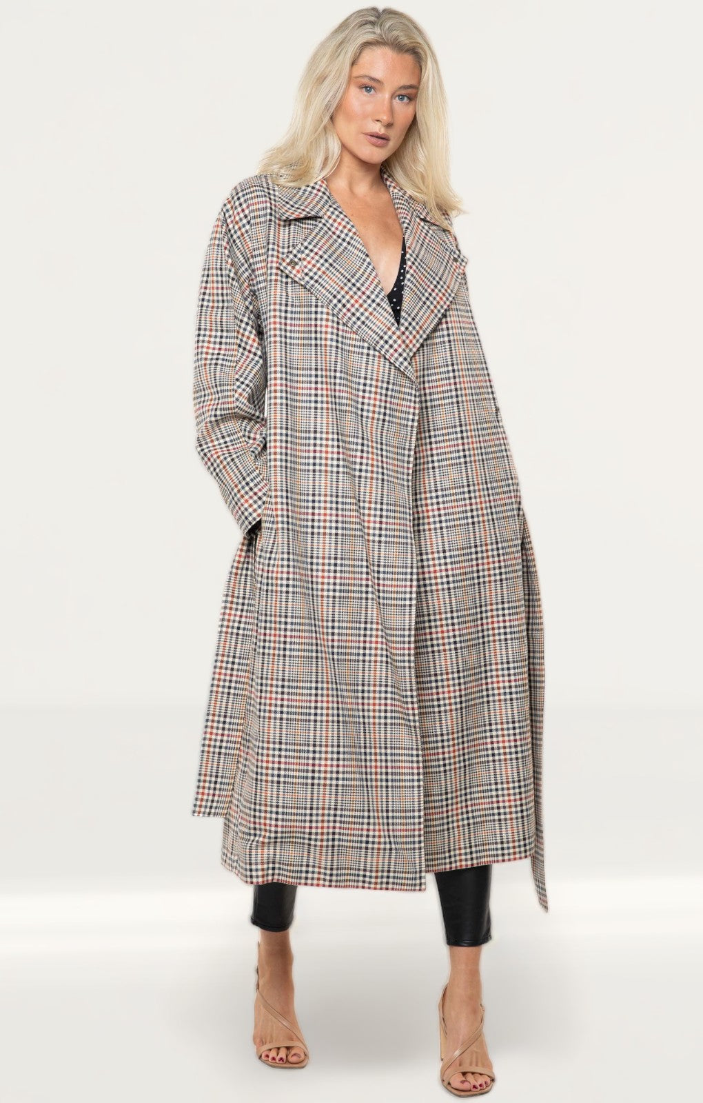 French Connection Zita Check Coat