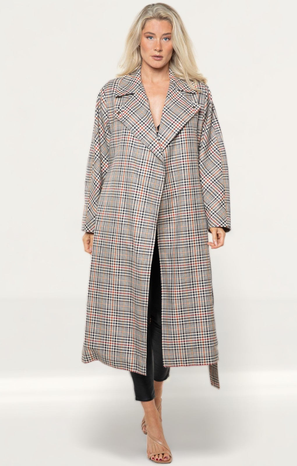 French Connection Zita Check Coat
