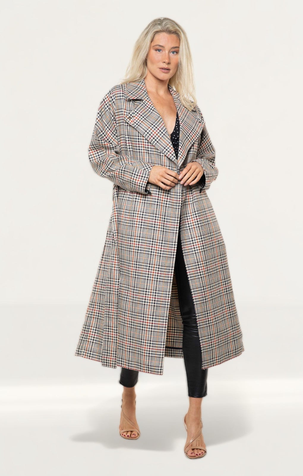 French Connection Zita Check Coat