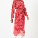 French Connection Hallie Midi Dress in Bittersweet