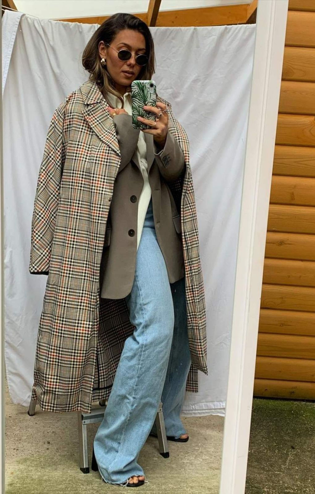 French Connection Zita Check Coat