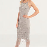 Frock & Frill Cami Fringed Midi Dress