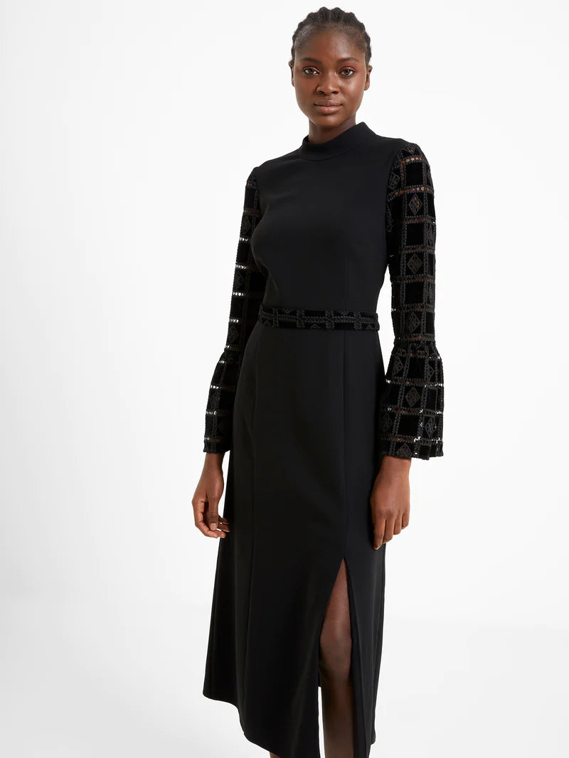 Rent French Connection Garnet Velvet Lace Dress | Hirestreet Rent French Connection Garnet Velvet Lace Dress | Hirestreet