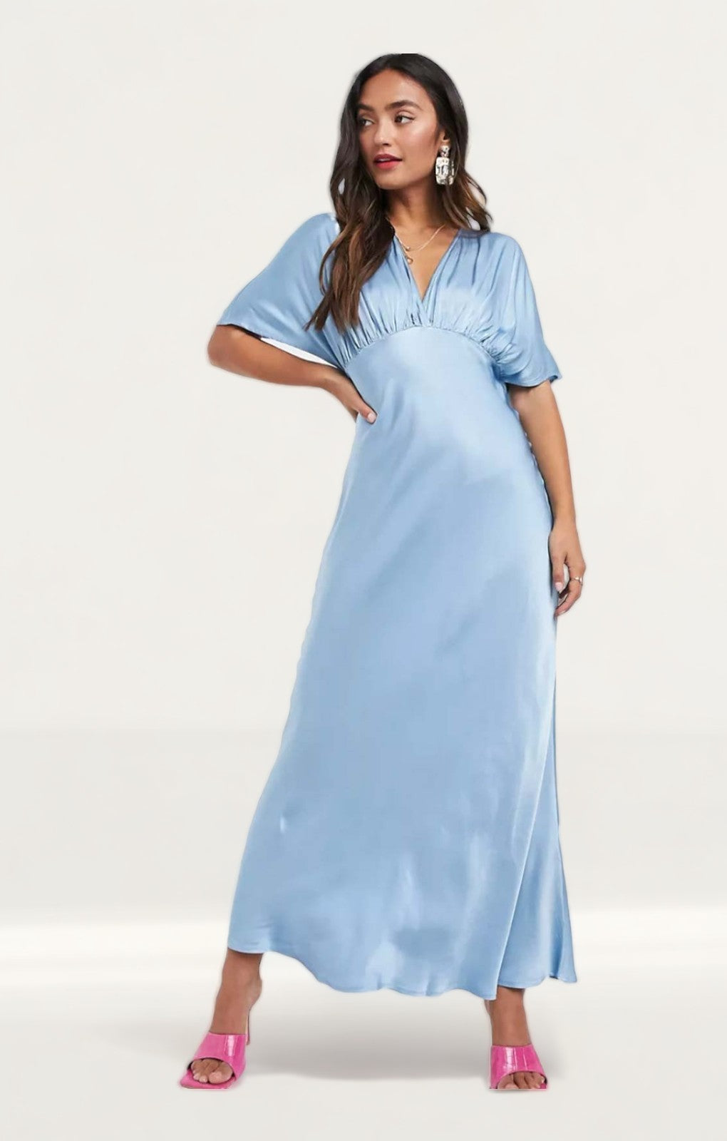 Rent Ghost Blue Bluebell Midi Dress | Hirestreet Rent Ghost Blue Bluebell Midi Dress | Hirestreet