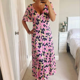 French Connection Cassia Elitan Long Tea Dress