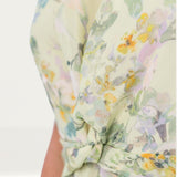 Hope & Ivy Floral Midi With Thigh Splits