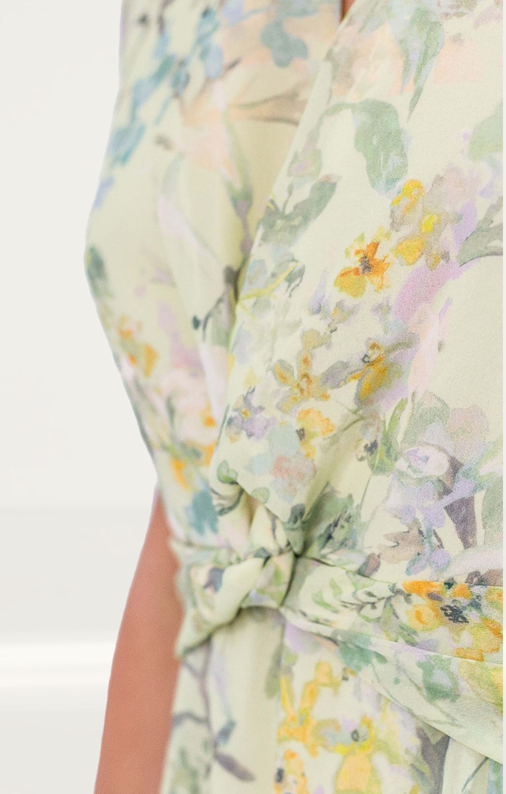 Hope & Ivy Floral Midi With Thigh Splits