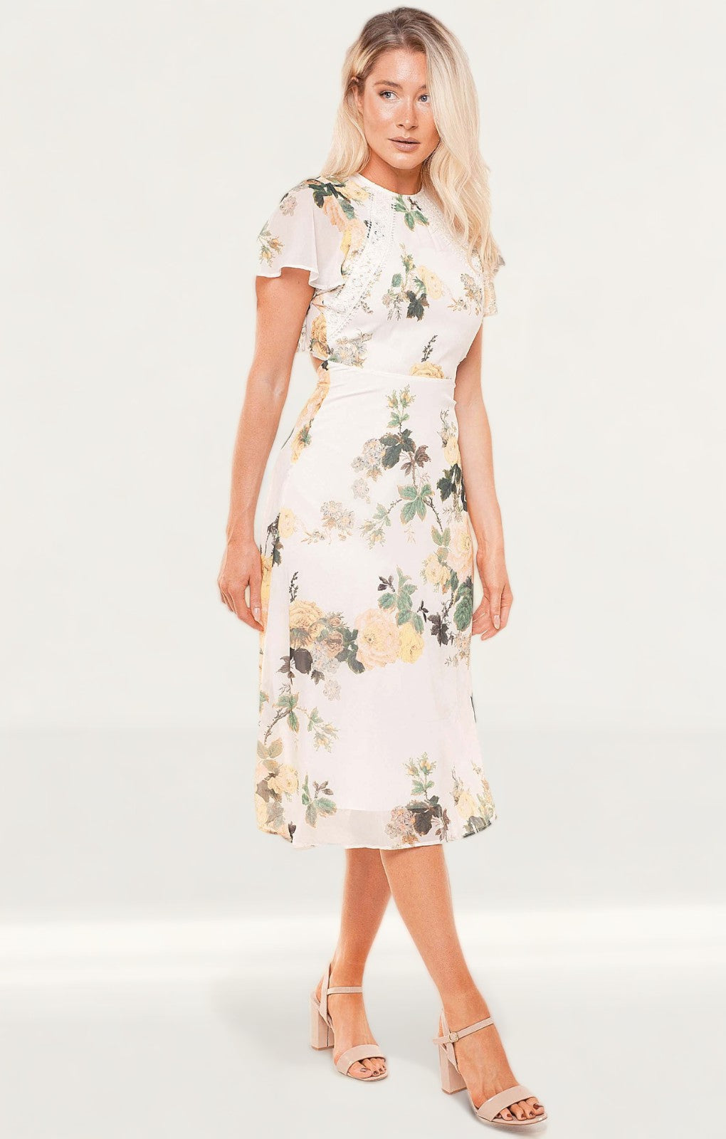 Hope & Ivy Carmel Open Back Dress