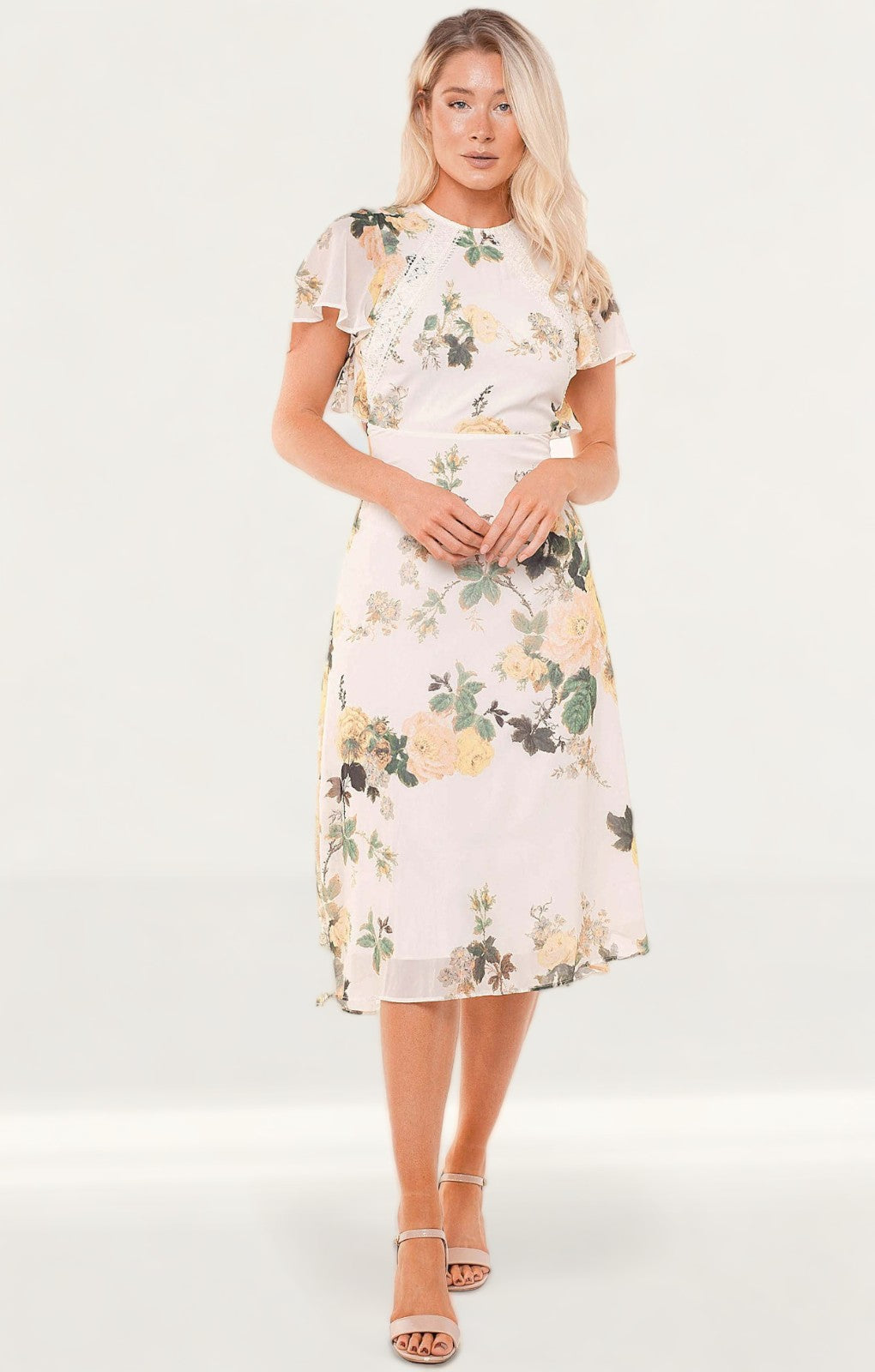 Hope & Ivy Carmel Open Back Dress