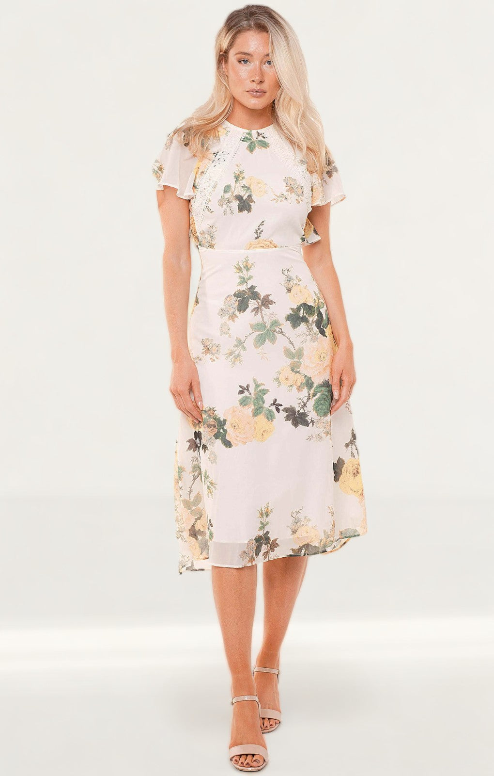 Hope & Ivy Carmel Open Back Dress