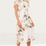 Hope & Ivy Carmel Open Back Dress