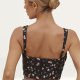 House Of CB Gene Black Floral Corset Top product image