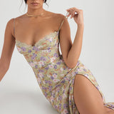 House of CB Charlotte Peony Print Midi Dress