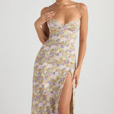 House of CB Charlotte Peony Print Midi Dress