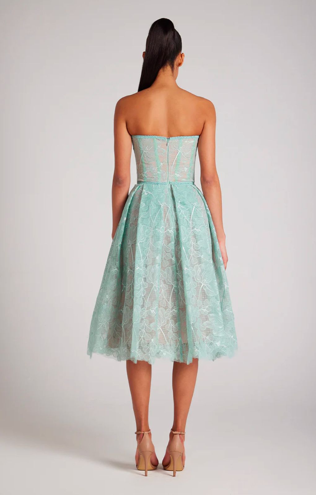 Nadine Merabi Turquoise Olivia dress