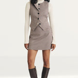 Nobody's Child Heritage Check Waistcoat