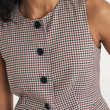 Nobody's Child Heritage Check Waistcoat