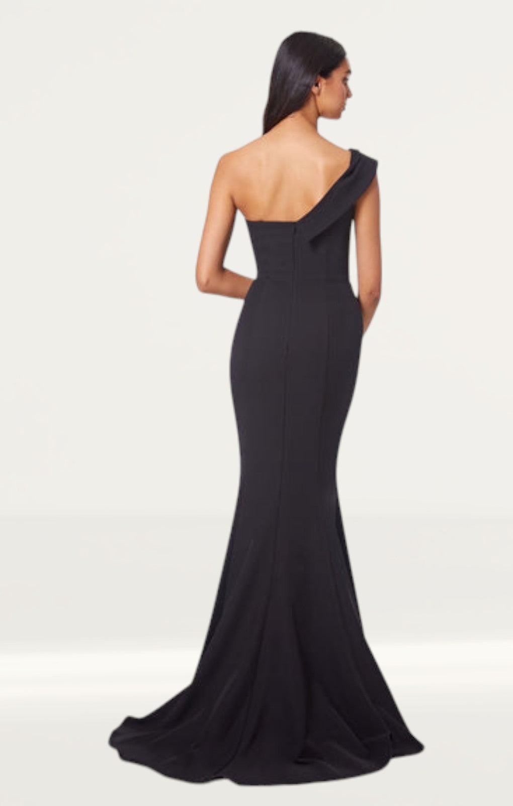 Jarlo Black Annabelle One Shoulder Maxi Dress
