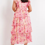 Simply Be Joanna Hope Tiered Printed Dress