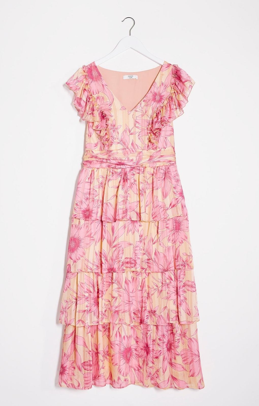Simply Be Joanna Hope Tiered Printed Dress