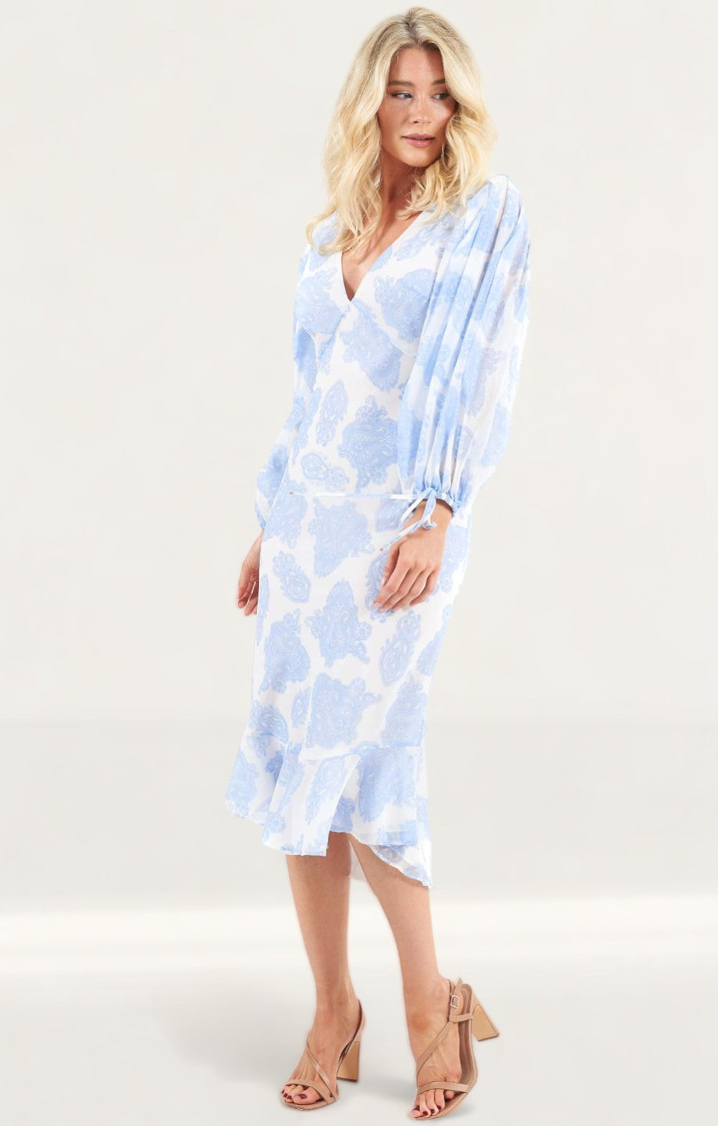 Keepsake The Label Blue Paisley Clearway Midi Dress product image