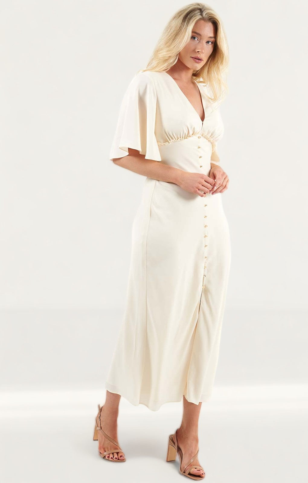 Keepsake The Label Creme Blaze Midi Dress