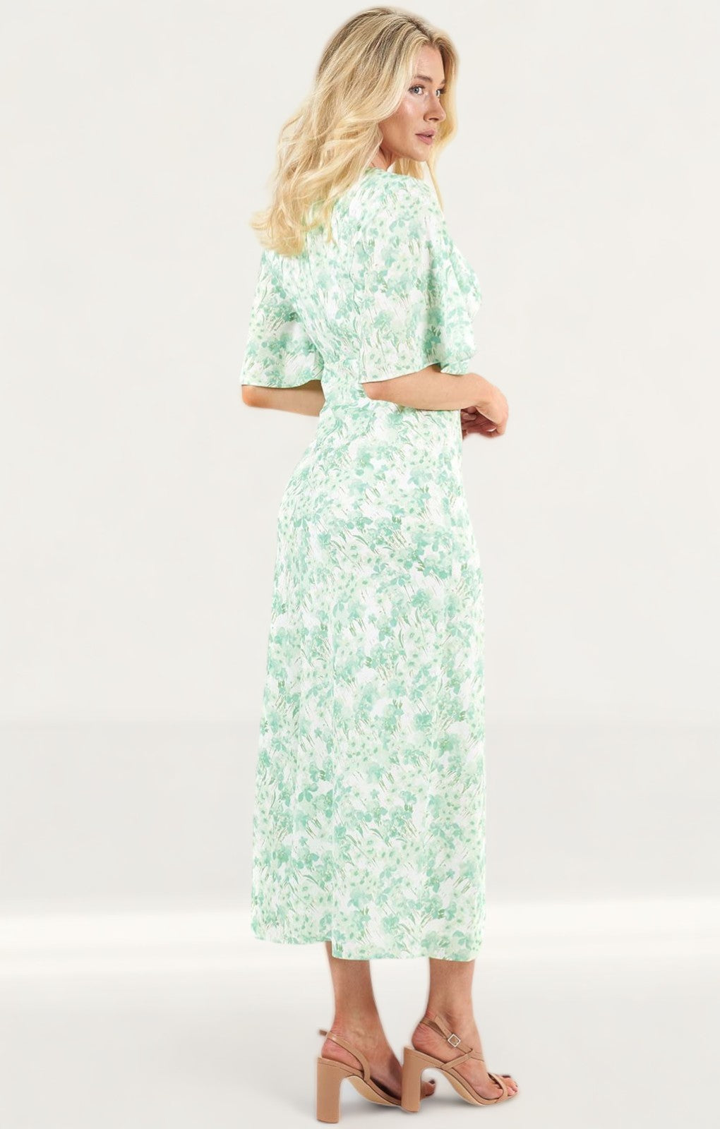 Keepsake The Label Pistachio Blossom Blaze Midi Dress