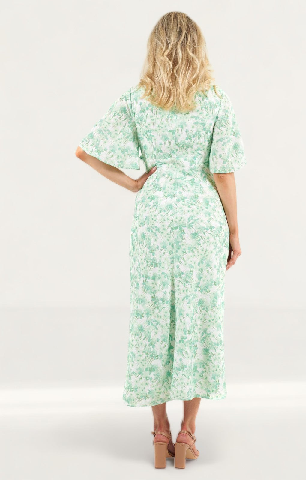 Keepsake The Label Pistachio Blossom Blaze Midi Dress