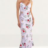 Keepsake The Label Lilac Floral Maxi Gown
