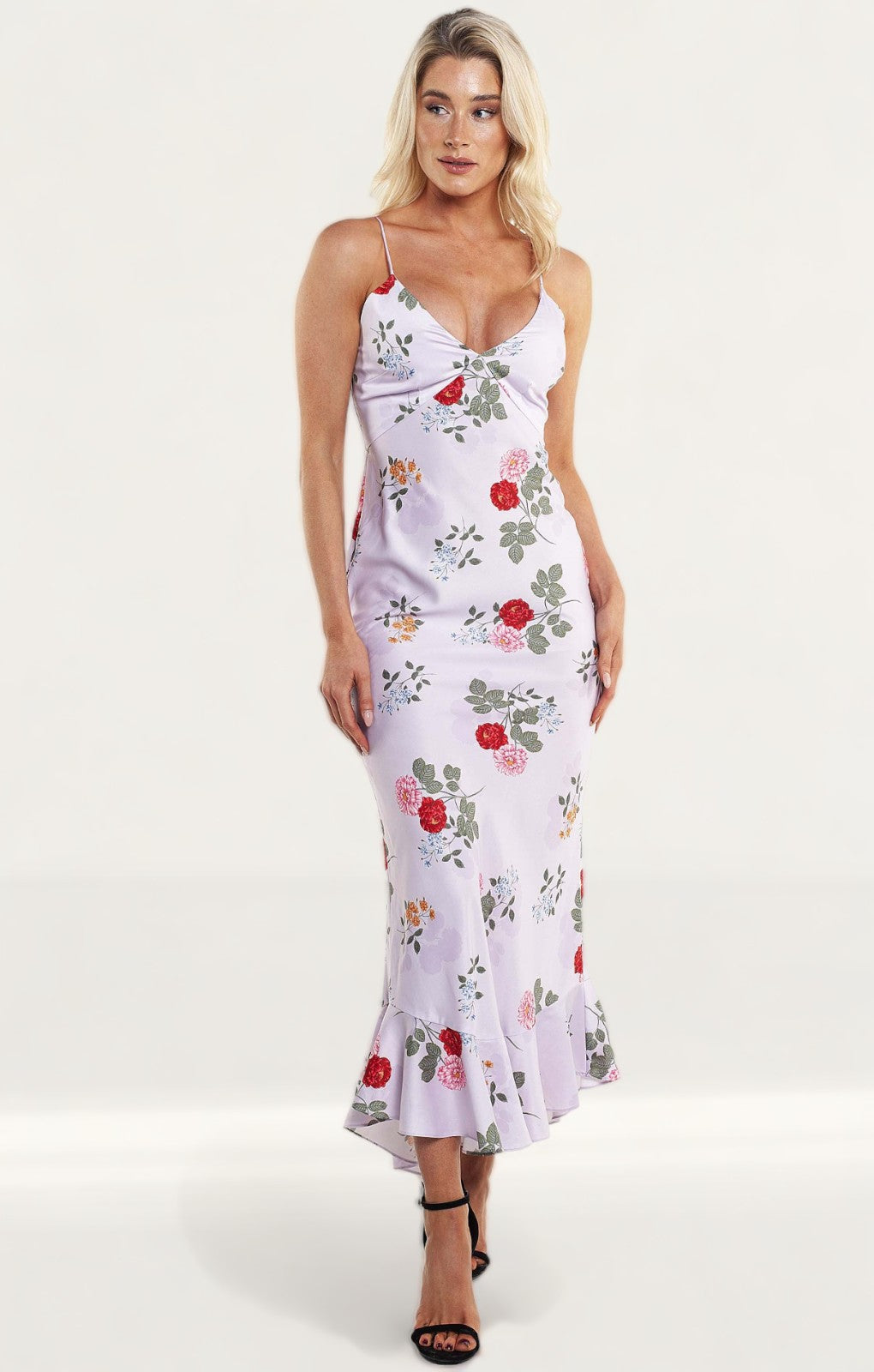Keepsake The Label Lilac Floral Maxi Gown