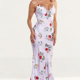 Keepsake The Label Lilac Floral Maxi Gown