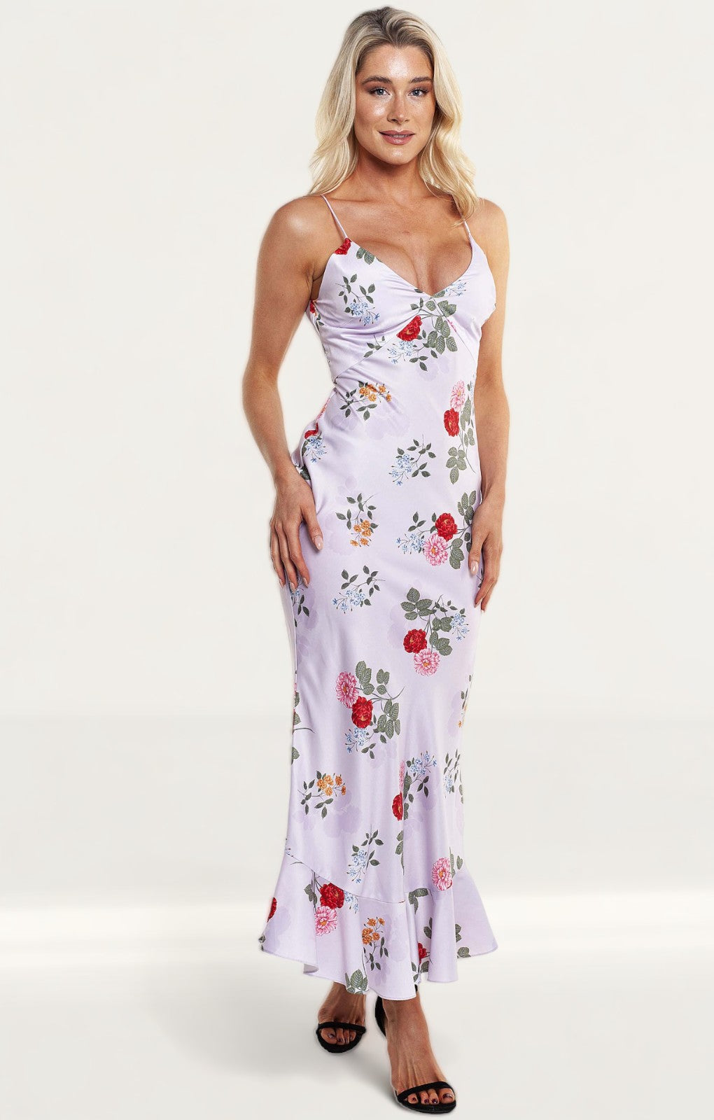 Keepsake The Label Lilac Floral Maxi Gown
