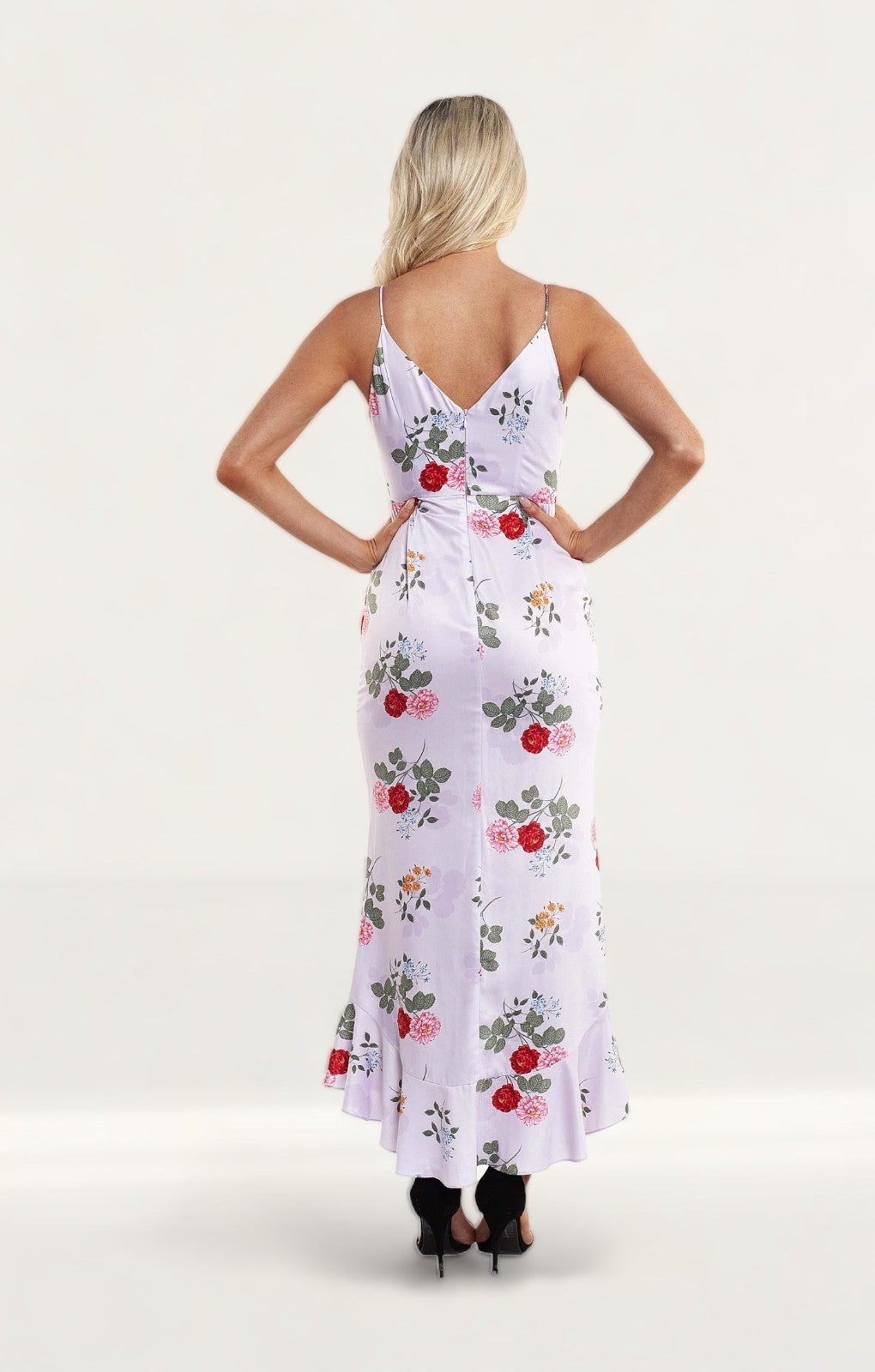 Keepsake The Label Lilac Floral Maxi Gown