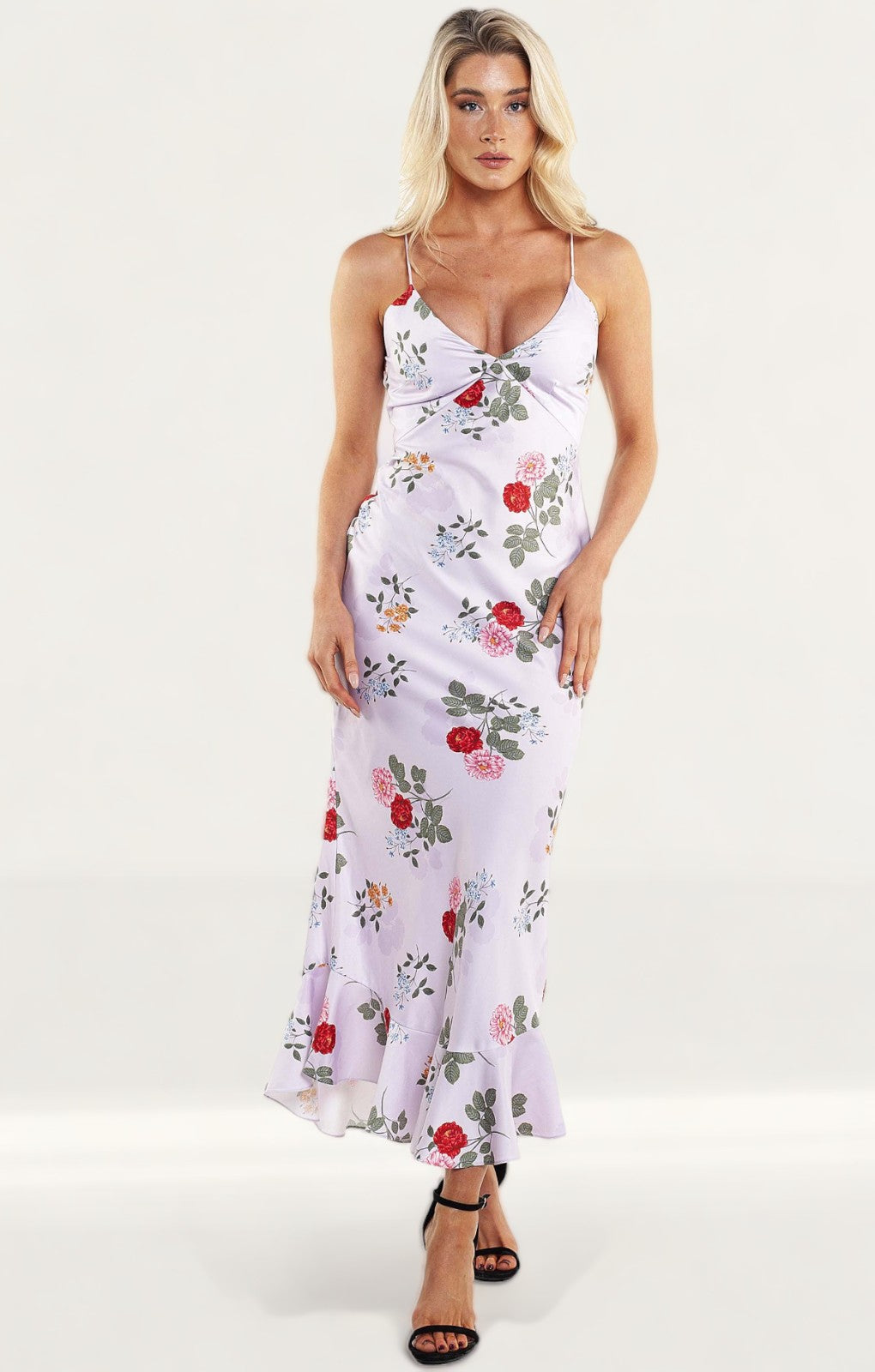 Keepsake The Label Lilac Floral Maxi Gown