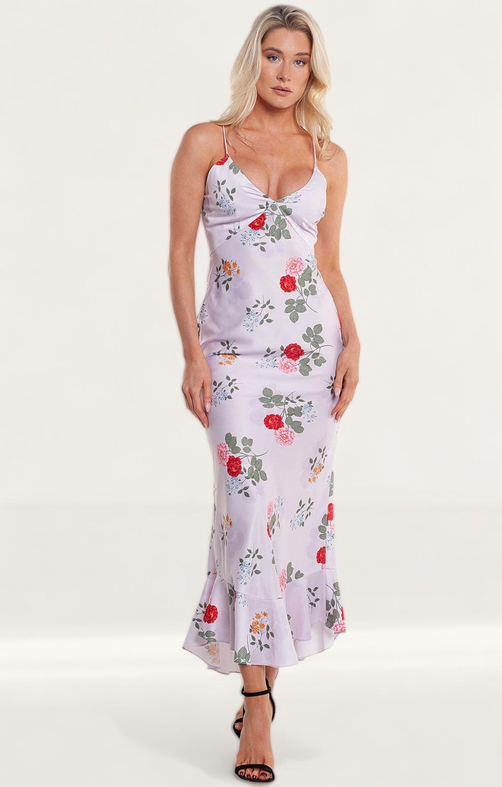 Keepsake The Label Lilac Floral Maxi Gown