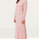 Keepsake The Label Blush Beloved L/S Midi Dress