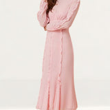 Keepsake The Label Blush Beloved L/S Midi Dress