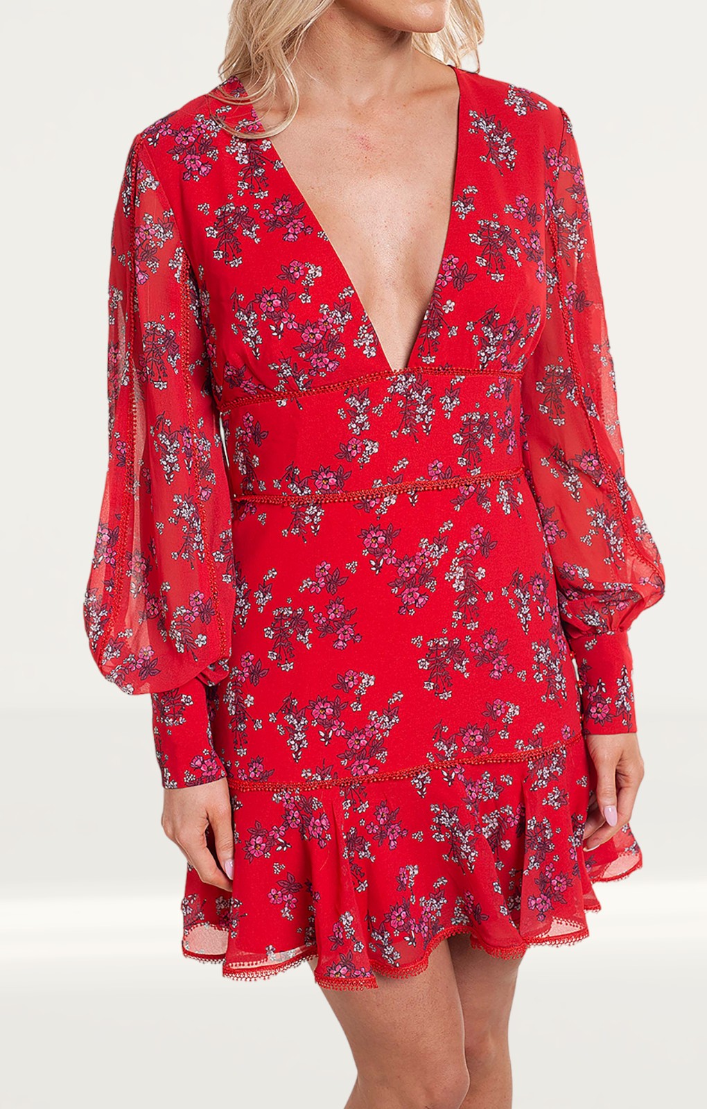Keepsake The Label Heart And Soul LS Mini Dress