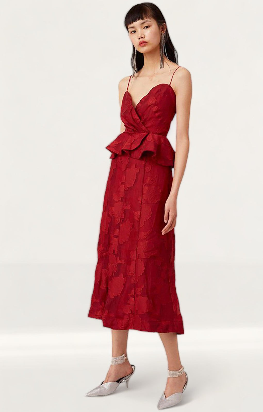 Keepsake The Label Offset Midi Dress