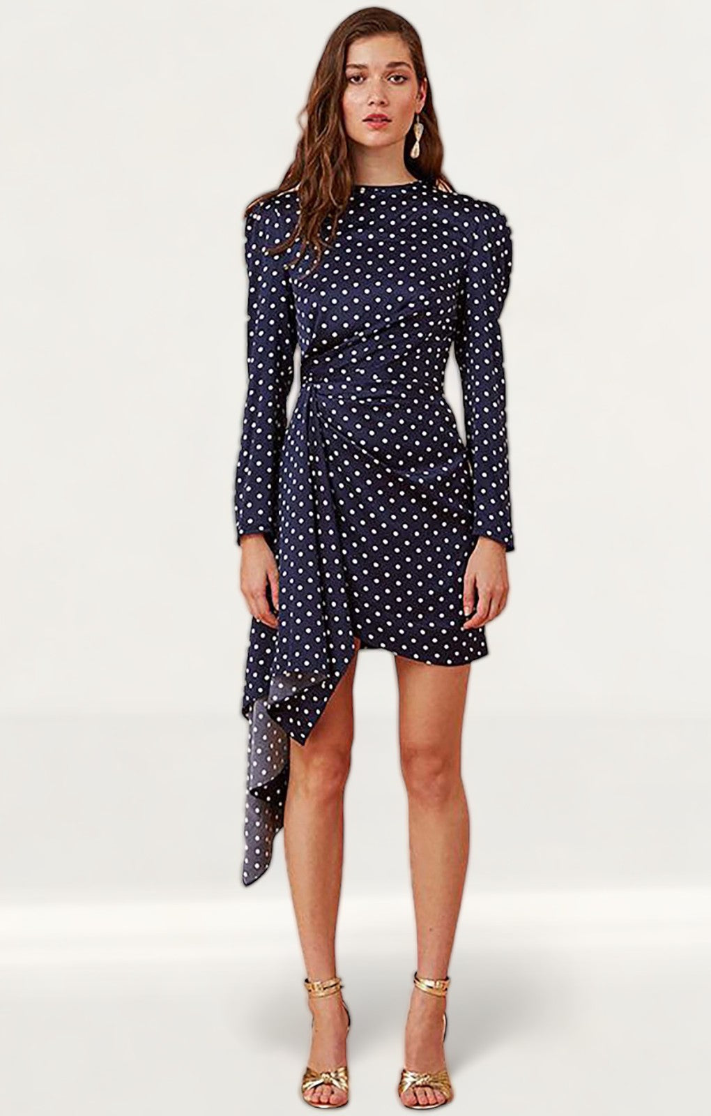 Keepsake The Label Polka Dot Foolish L/S Mini Dress