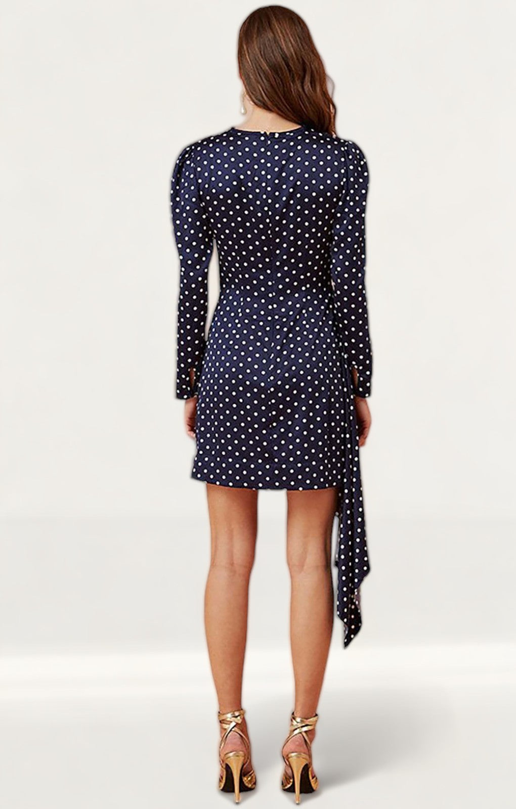 Keepsake The Label Polka Dot Foolish L/S Mini Dress