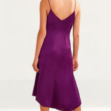 Keepsake The Label Purple Satin Midi