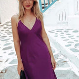 Keepsake The Label Purple Satin Midi