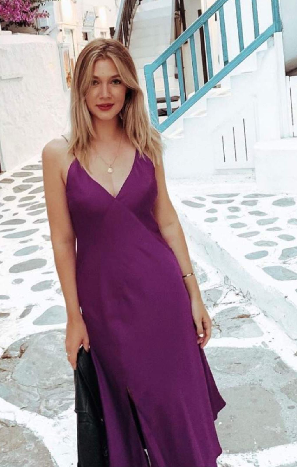 Keepsake The Label Purple Satin Midi